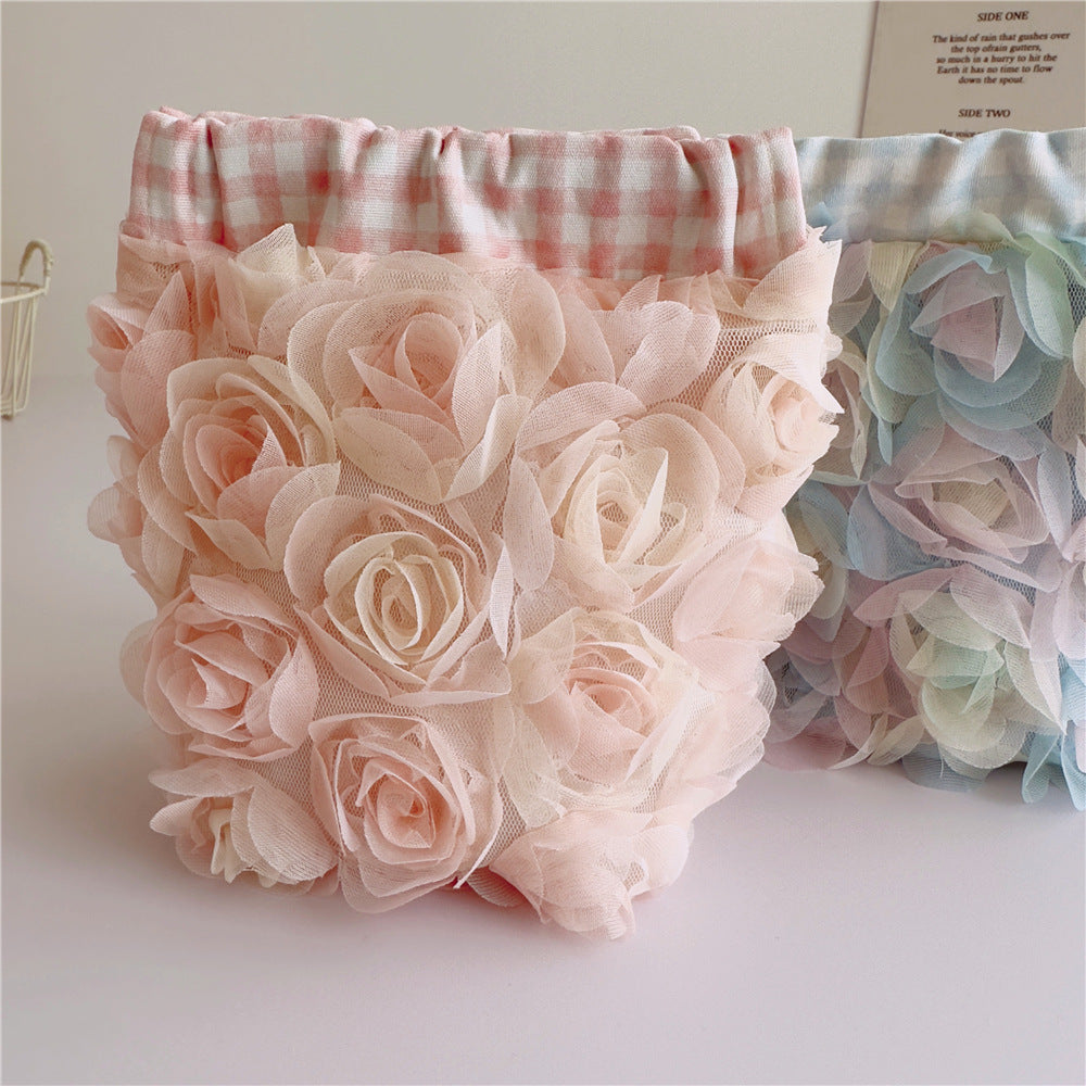 Rose Cosmetic Bag within Pink