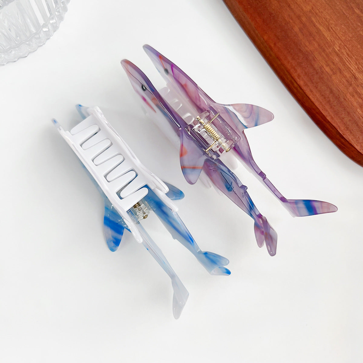 12.5CM Shark claw within purple