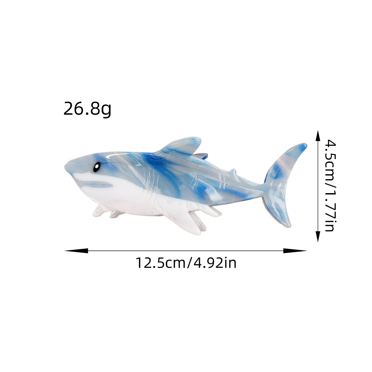 12.5CM Shark claw within blue