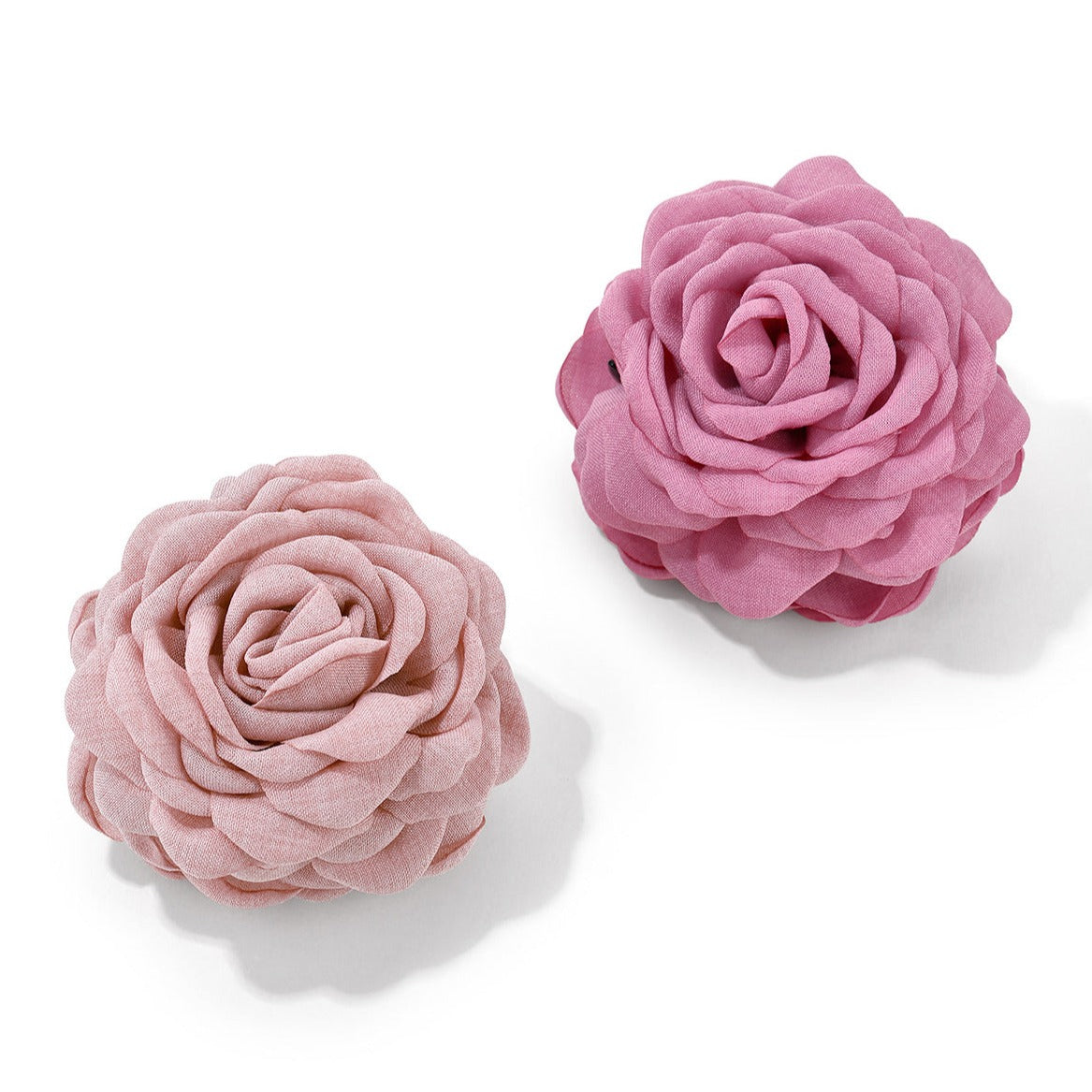 Dark Pink Rose Hair Claw