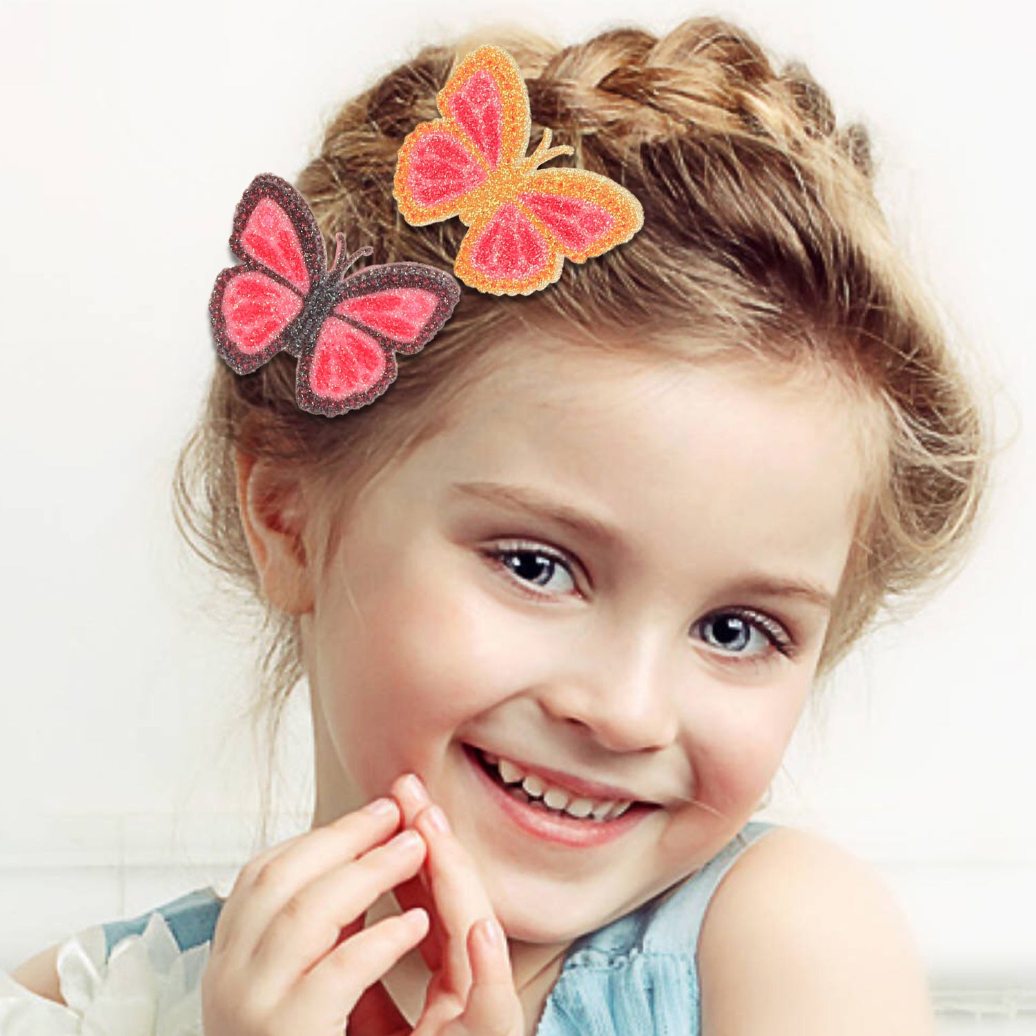 Beautiful butterfly clips