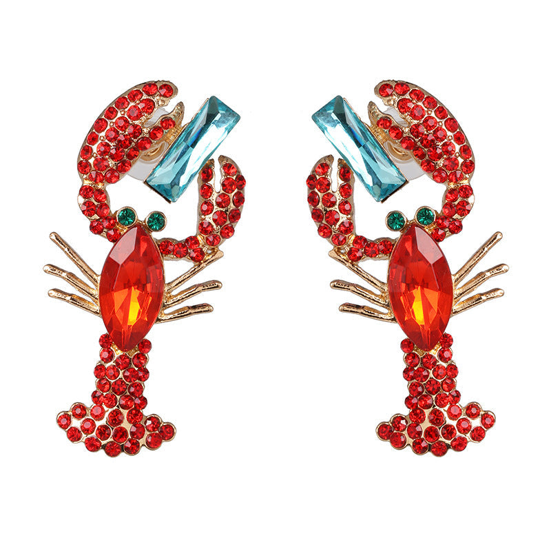 lobster earrings within sapphire