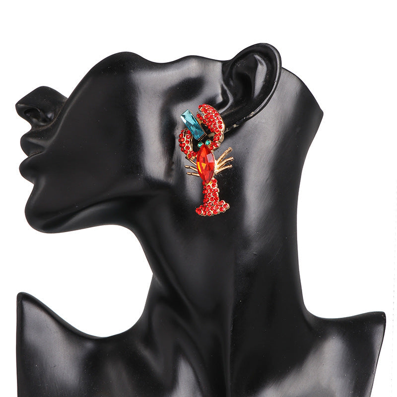lobster earrings within sapphire