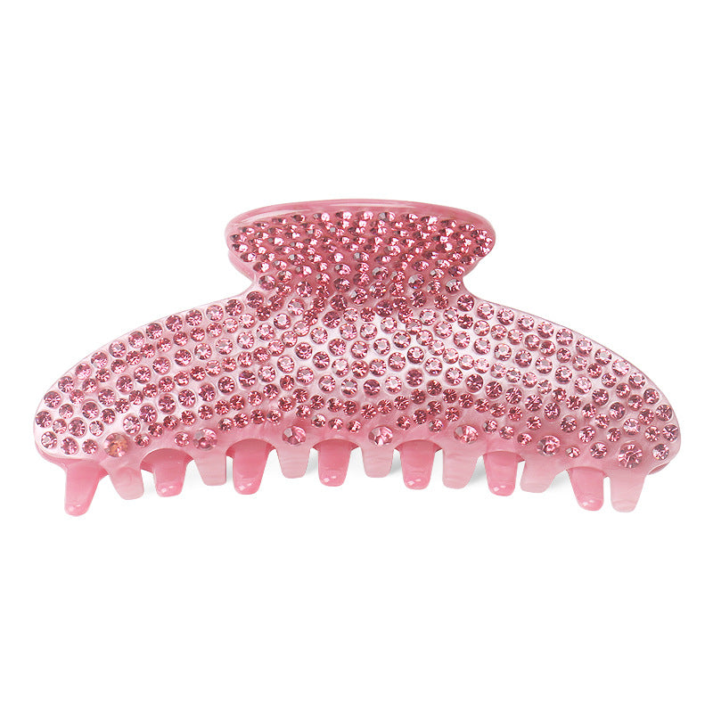 Handmade rhinestone claw within Blue