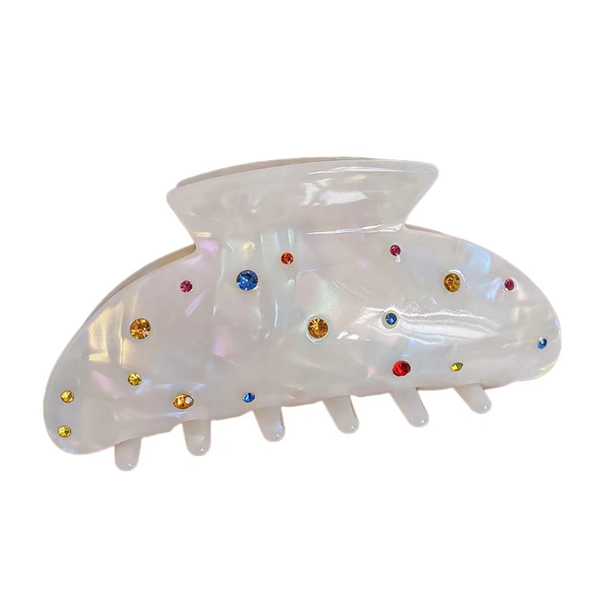 Colored Stone Hair Claw