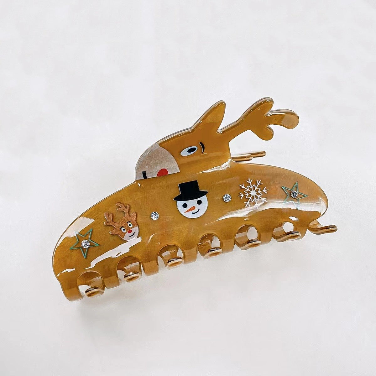 Reindeer Hair Claw Within Chestnut