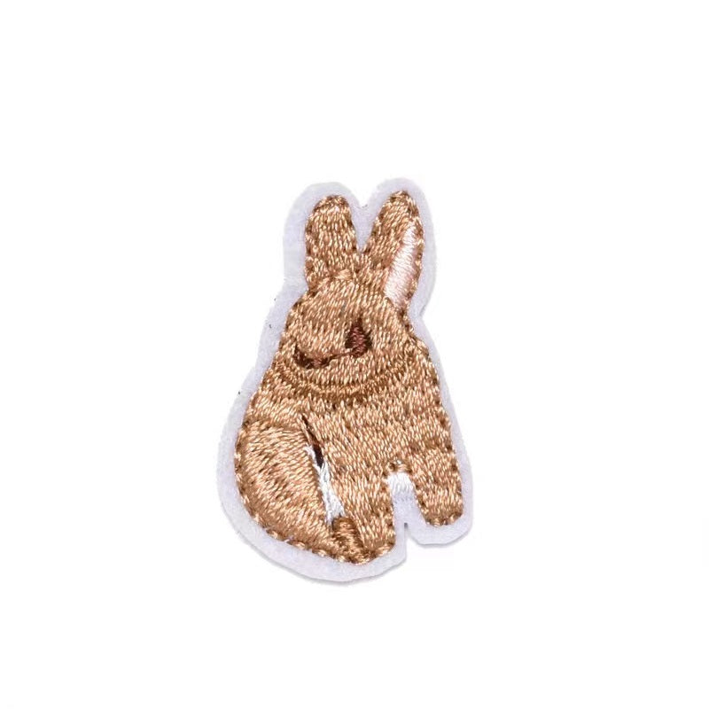 Beige Rabbit Hair Clip