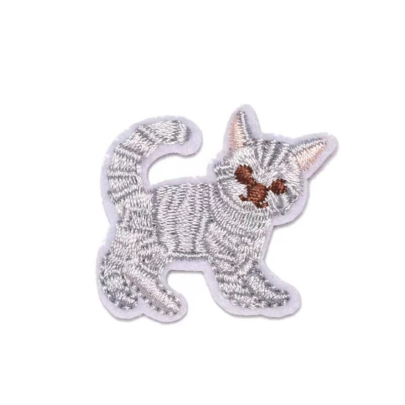 Grey Cat Hair Clip
