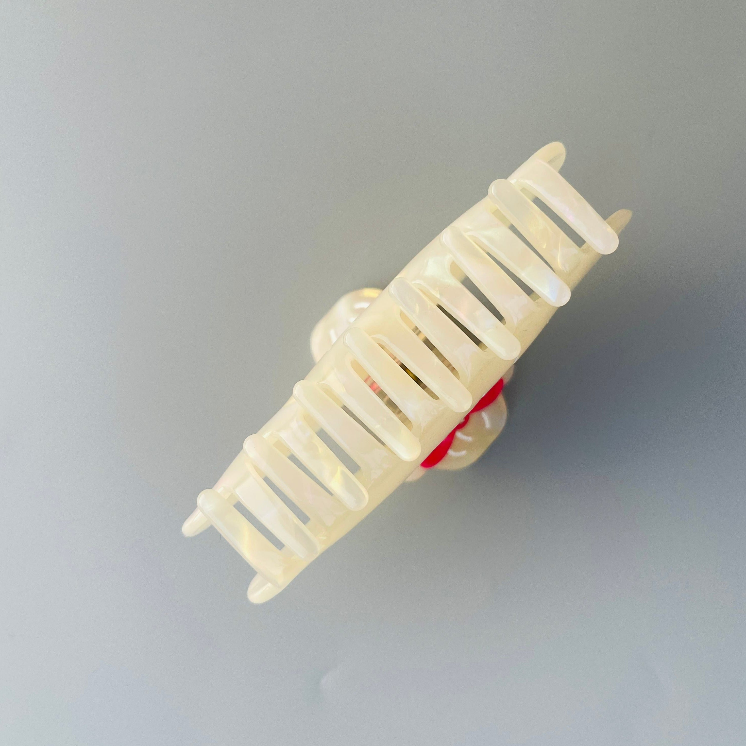 White Komondor Hair Claw