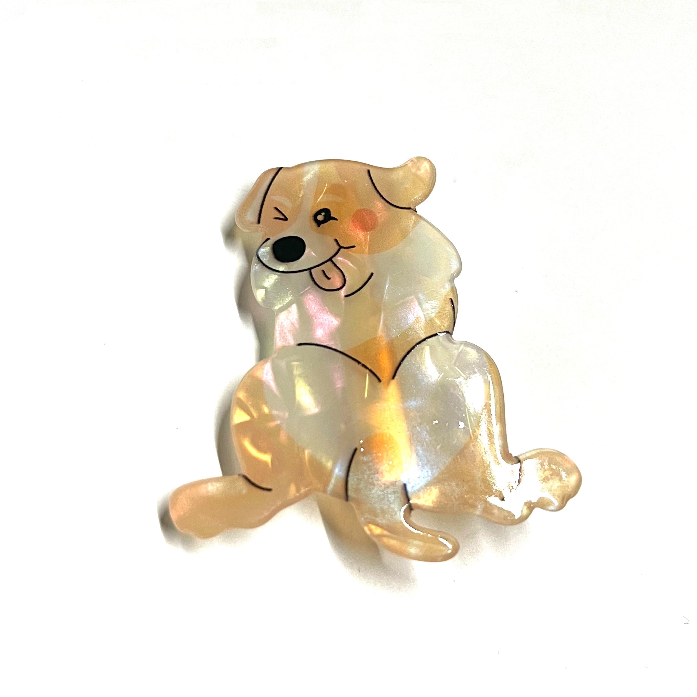 Naughty Puppy Clip In Beige