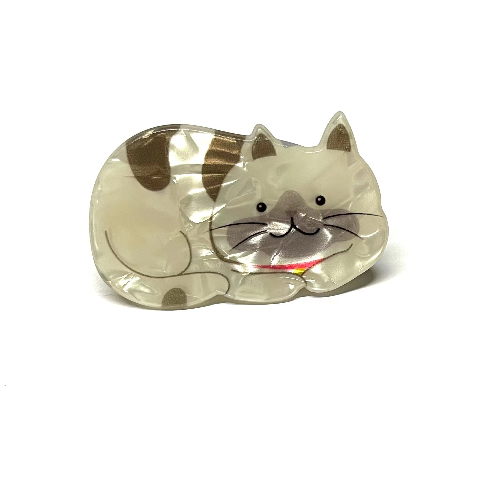 Lovely Kitty Clip In White