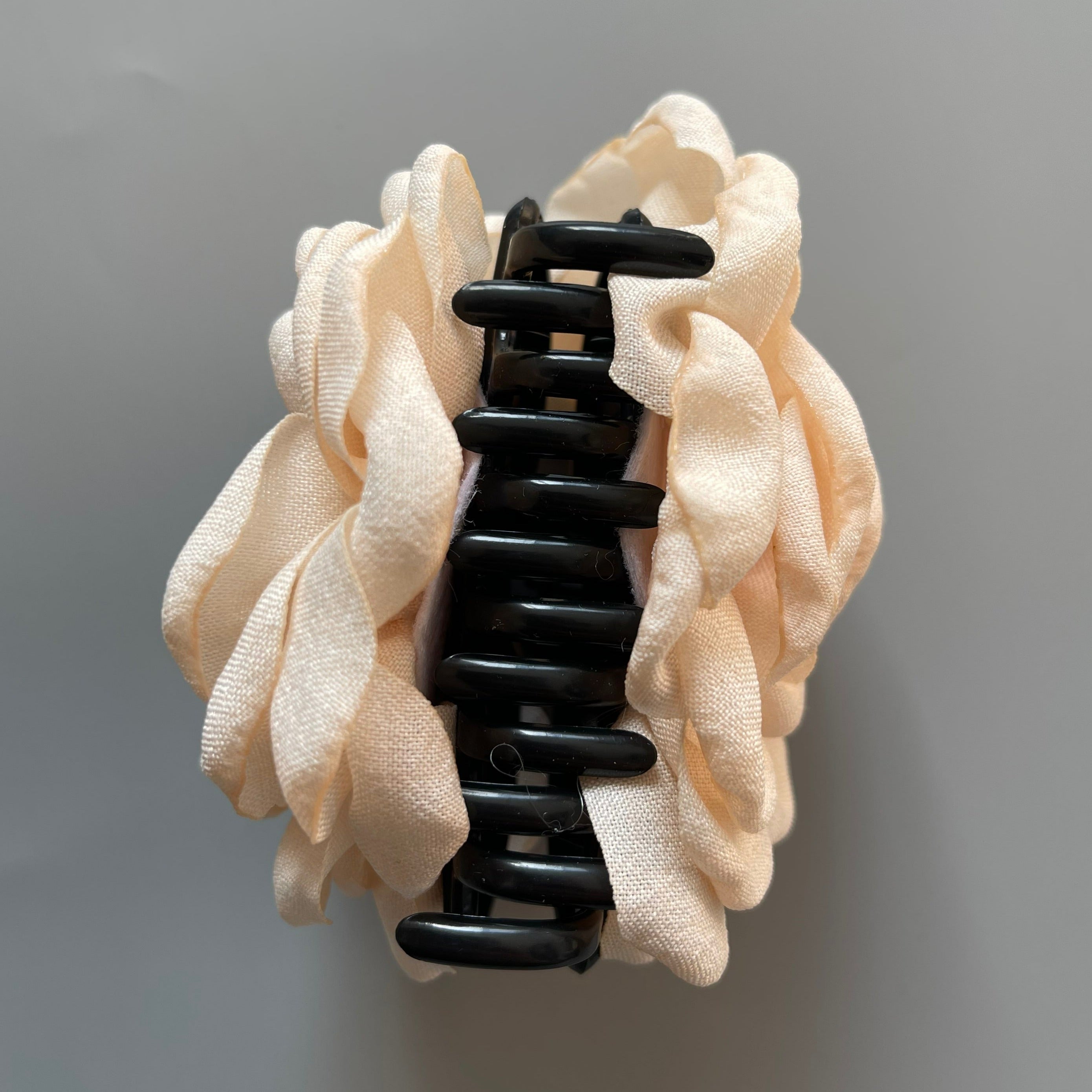 Beige Rose Hair Claw