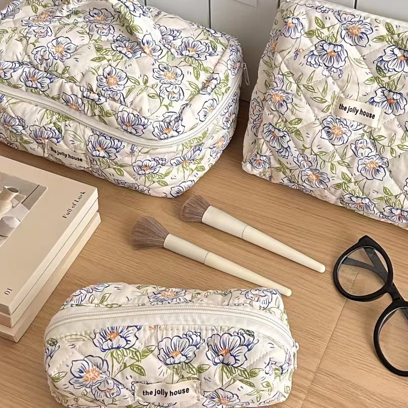 Fresh Flowers Bag within Blue