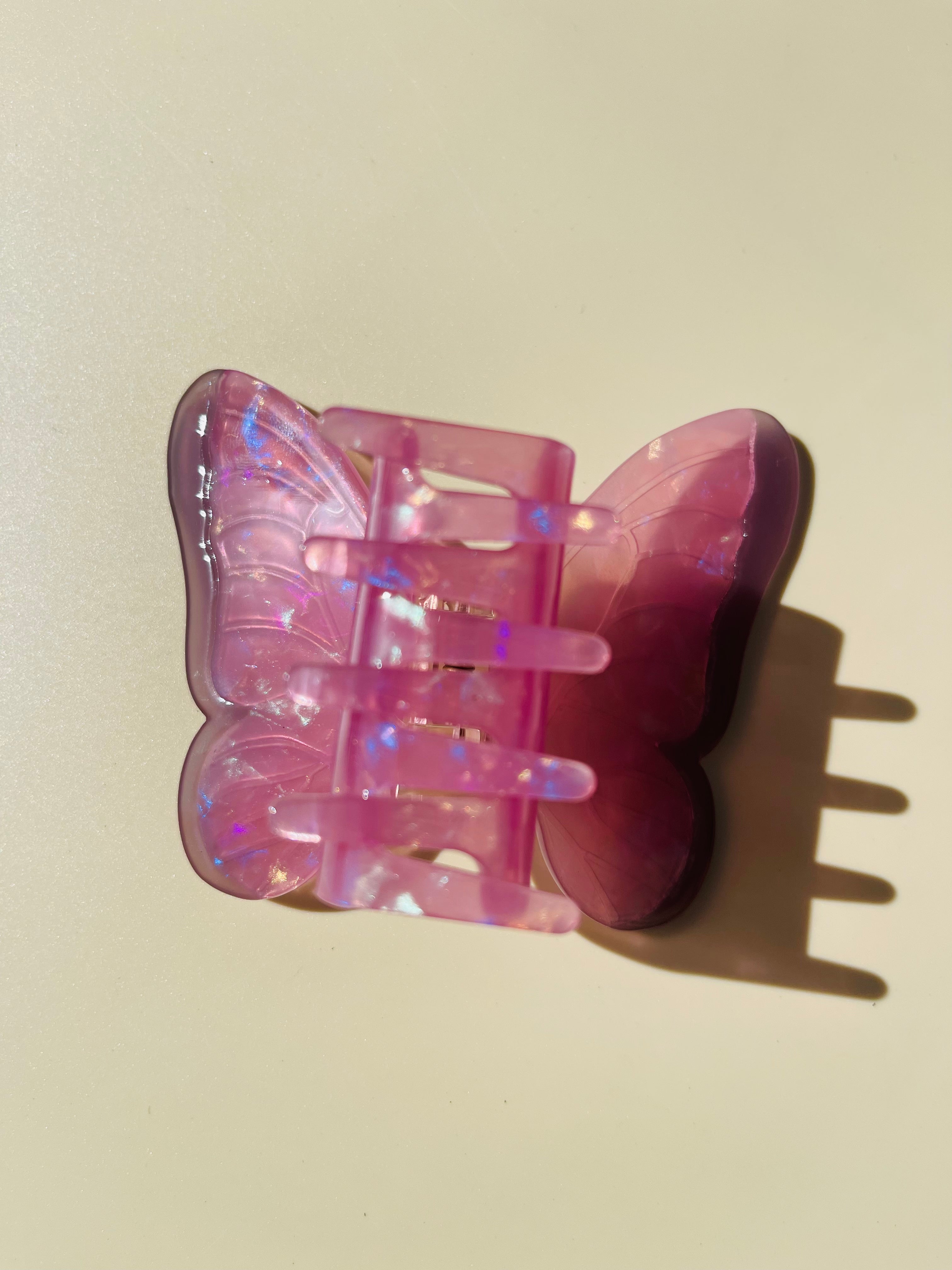 Pink butterfly claw