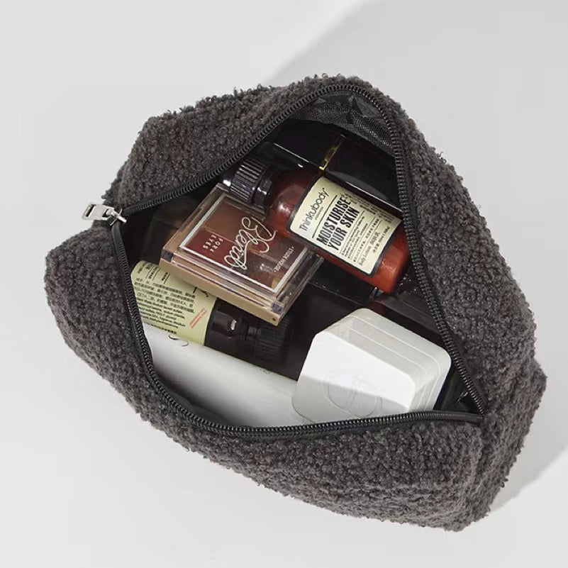 Teddy Fleece Bag within Brown