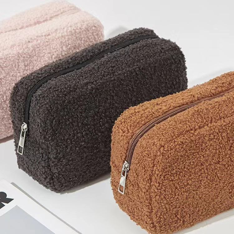 Teddy Fleece Bag within Pink