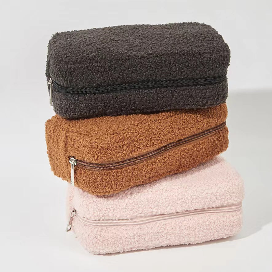 Teddy Fleece Bag within Brown