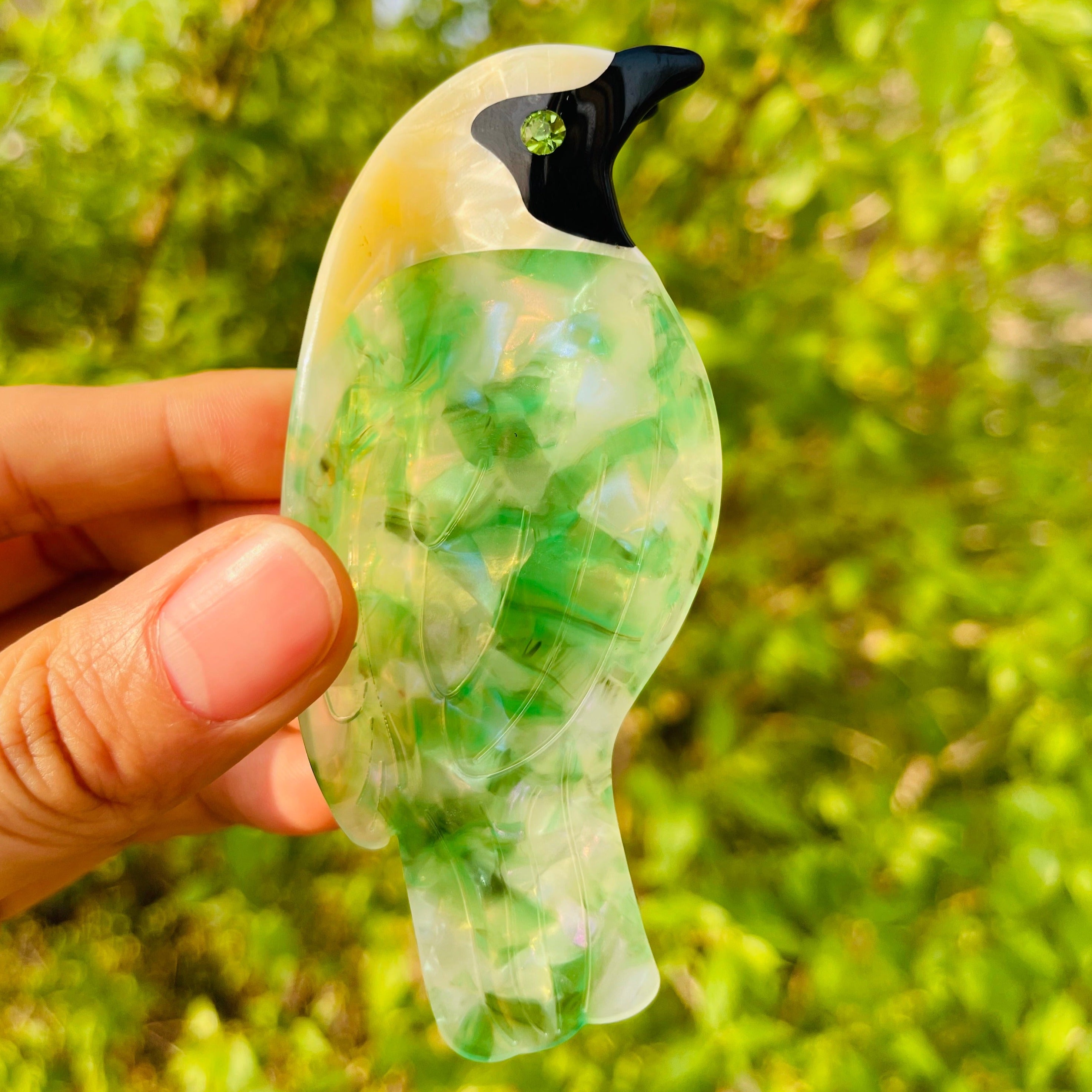 kingfisher claw within green