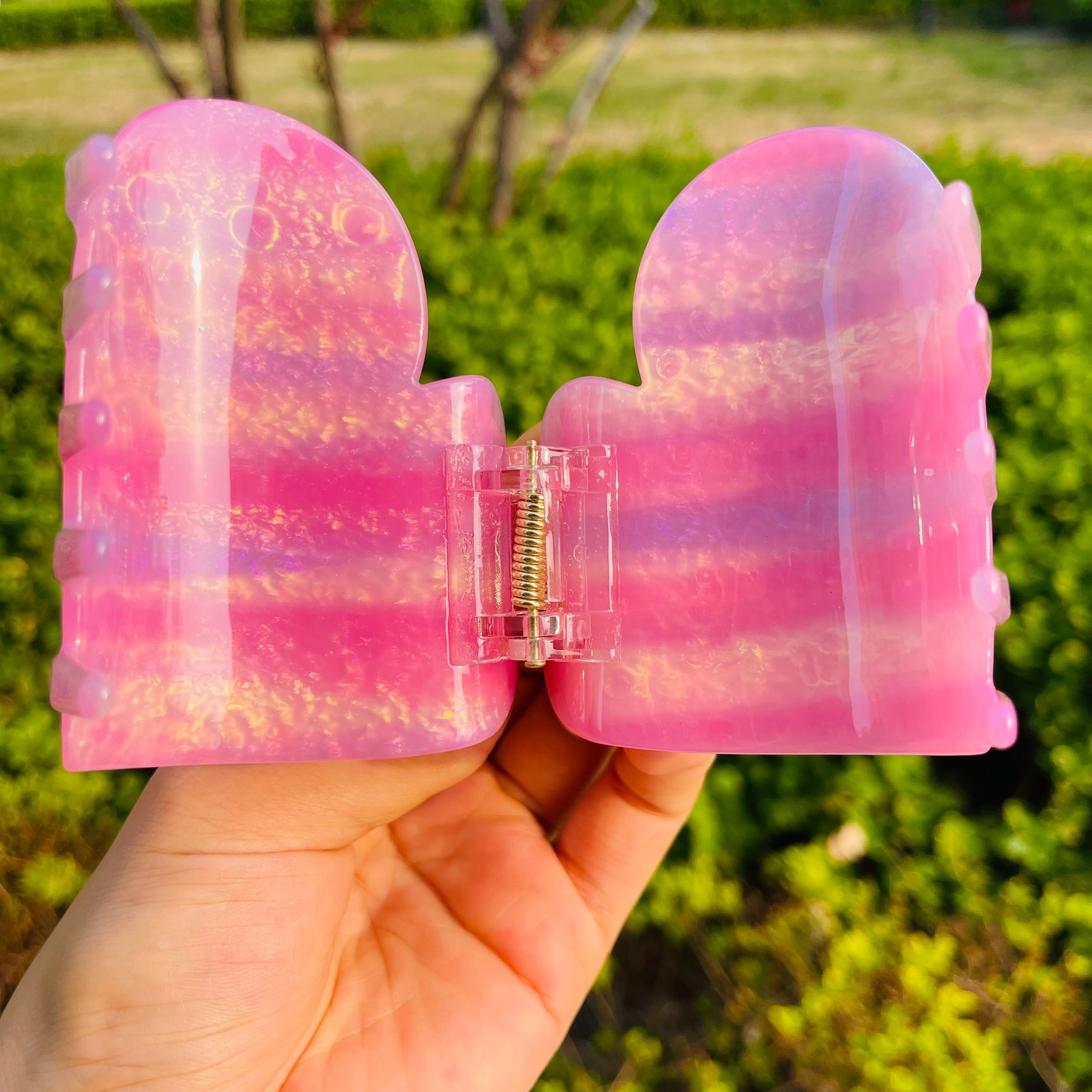 Pink fantasy Heart claw