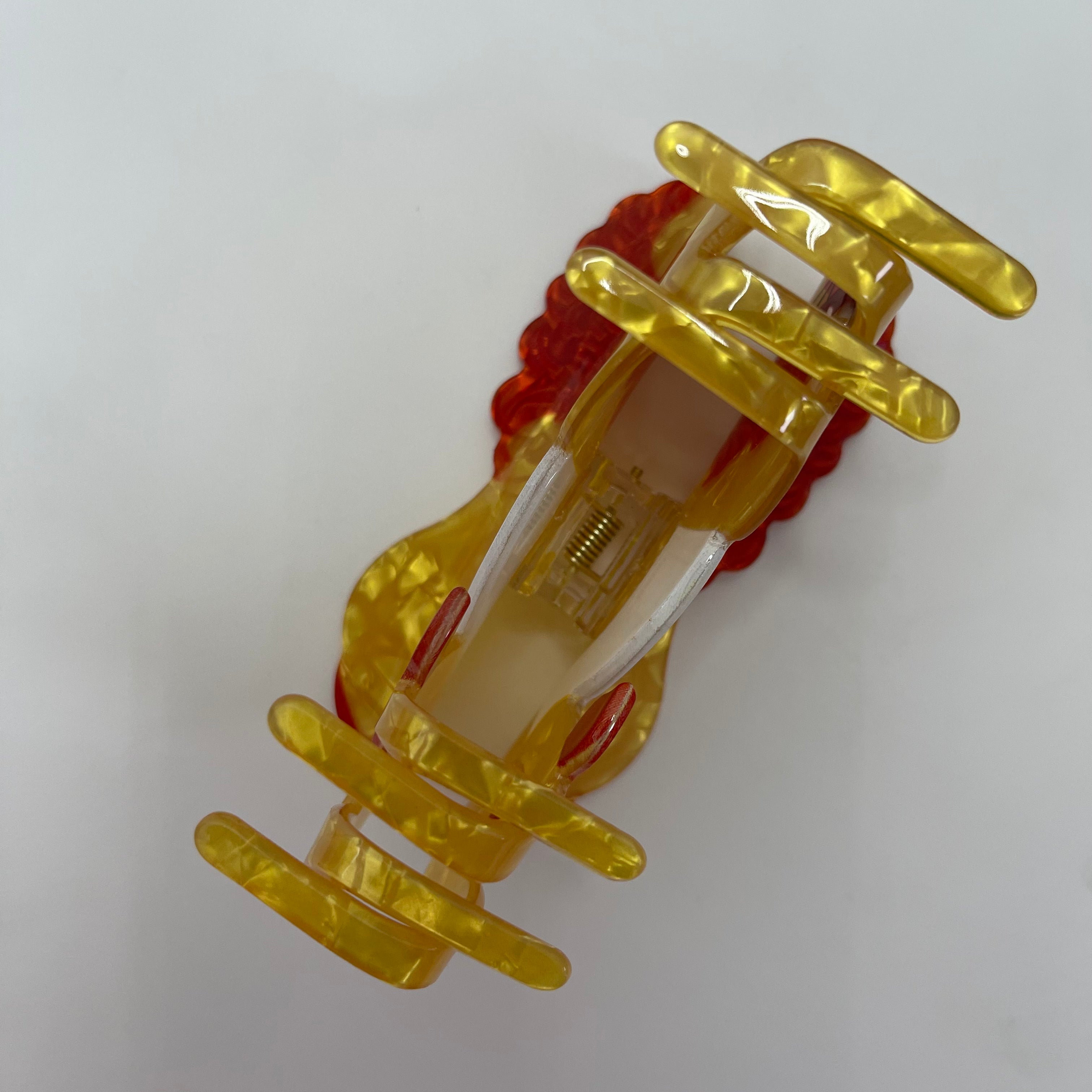 Hungry lion claw within Yellow