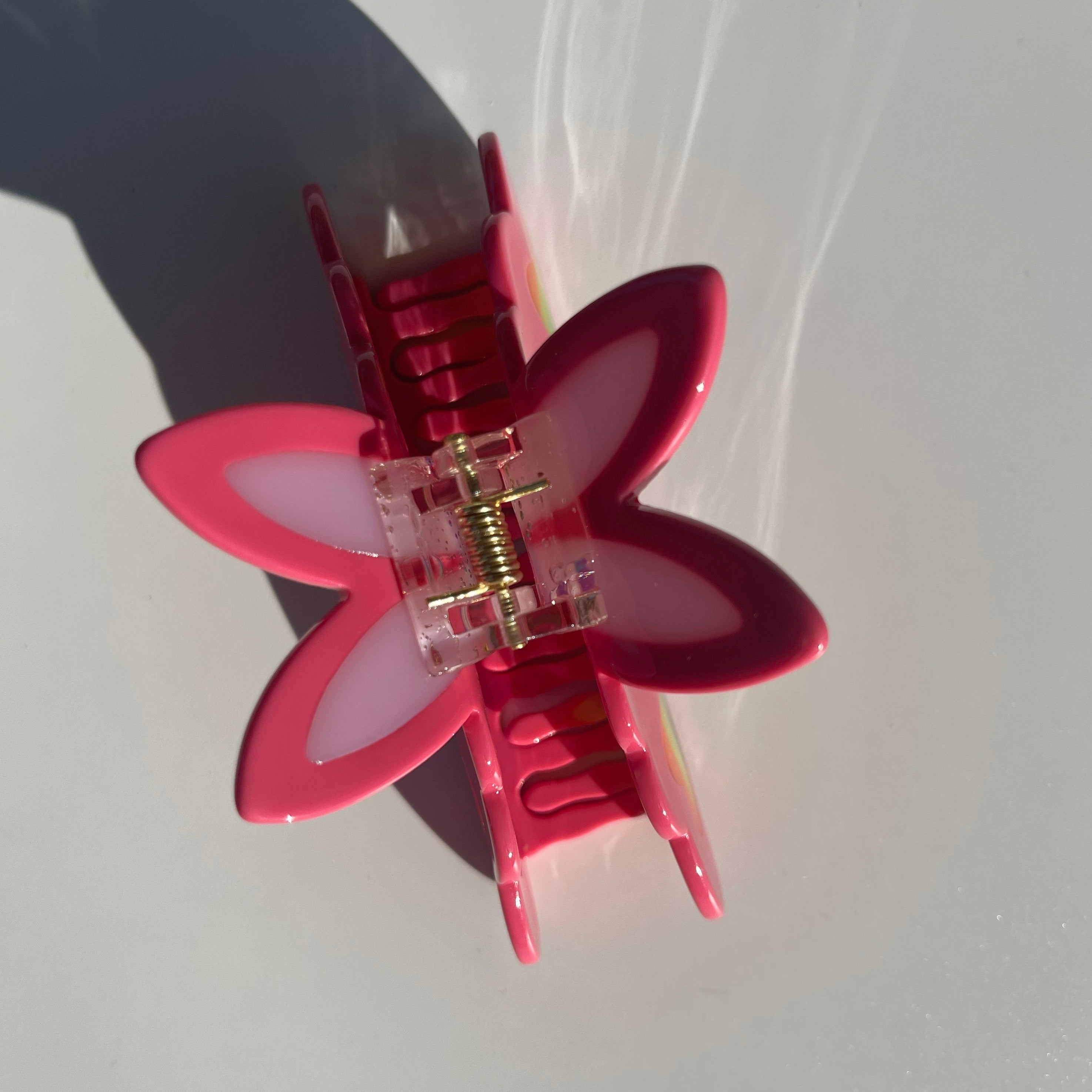 Rainbow Love Hair Claw