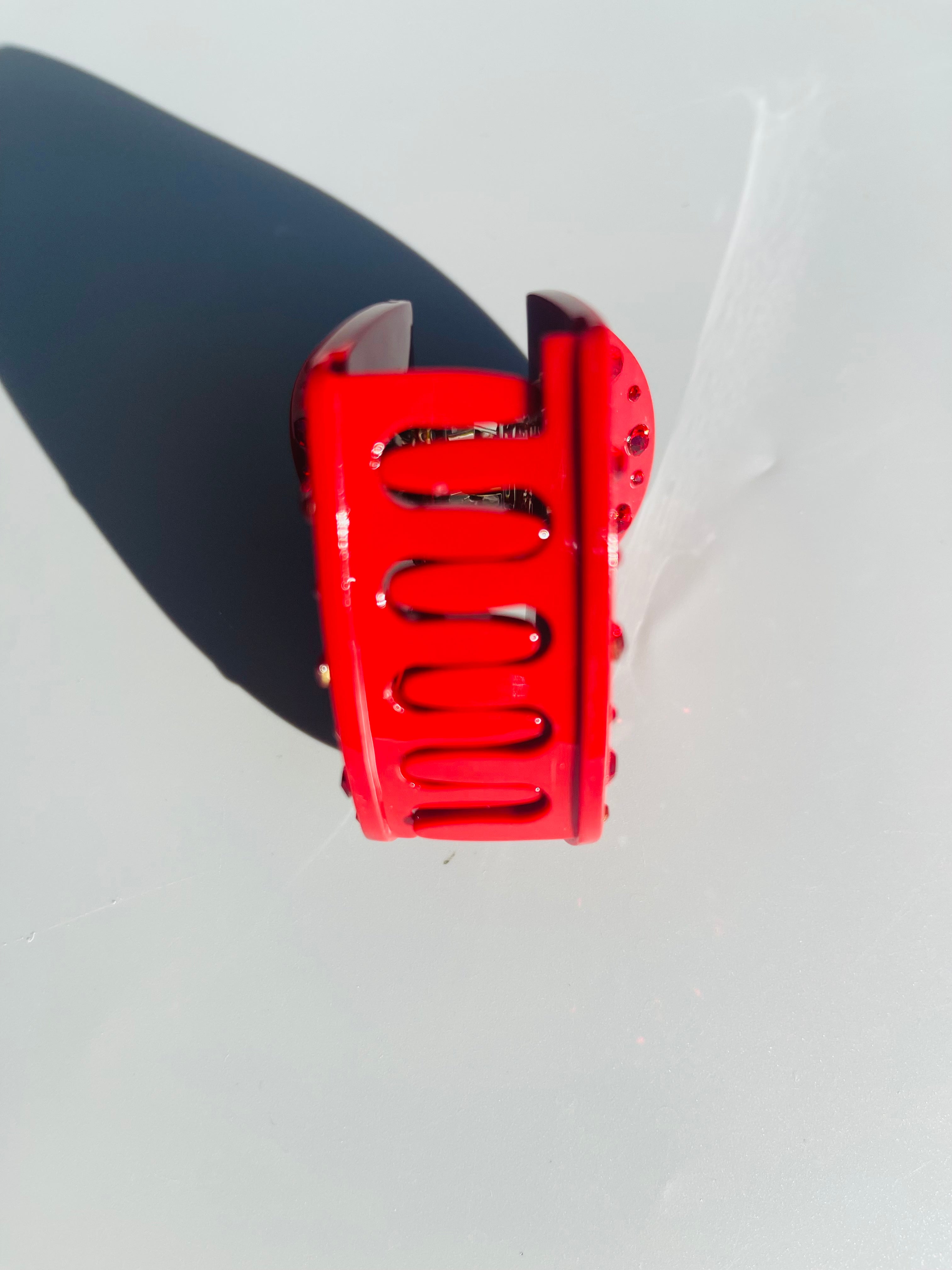 Diamond Heart Claw within Red