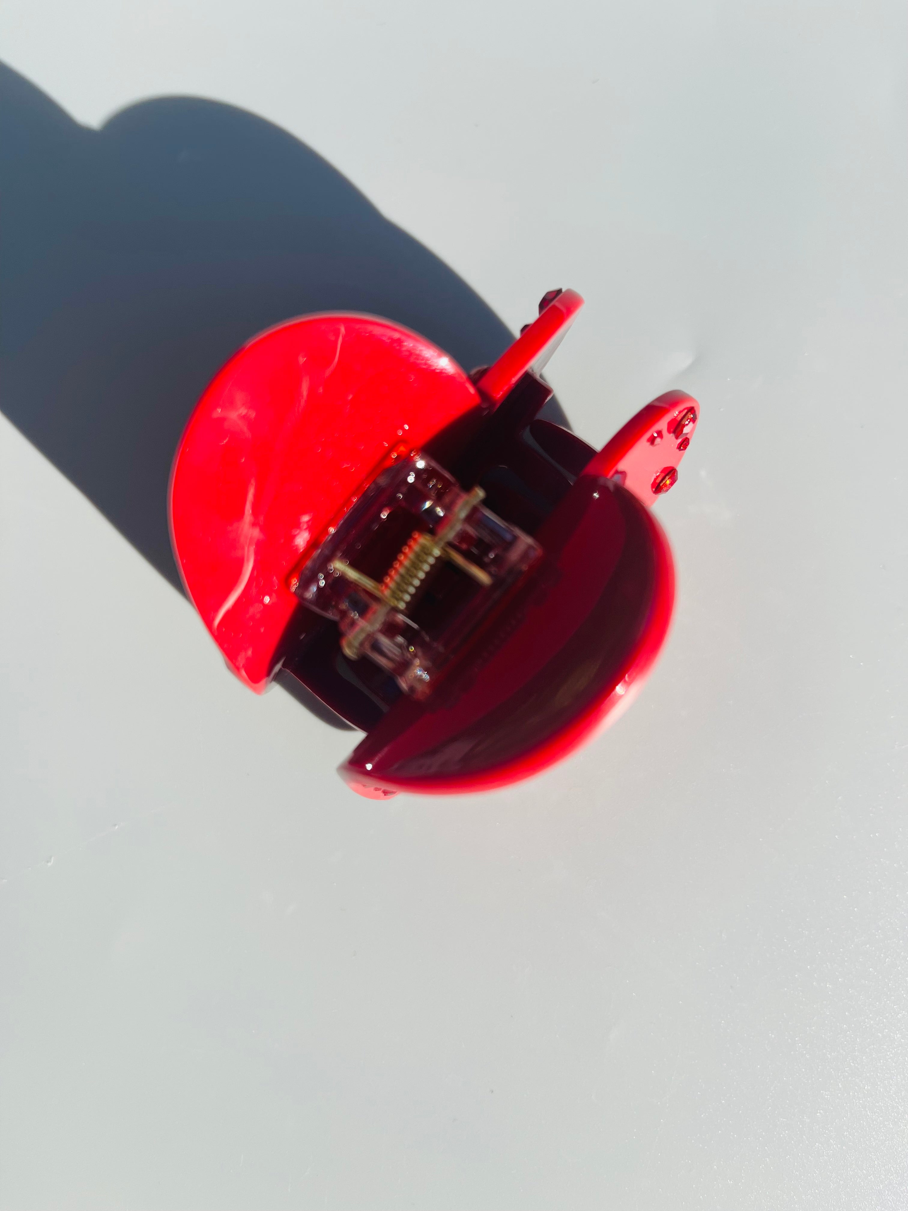 Diamond Heart Claw within Red