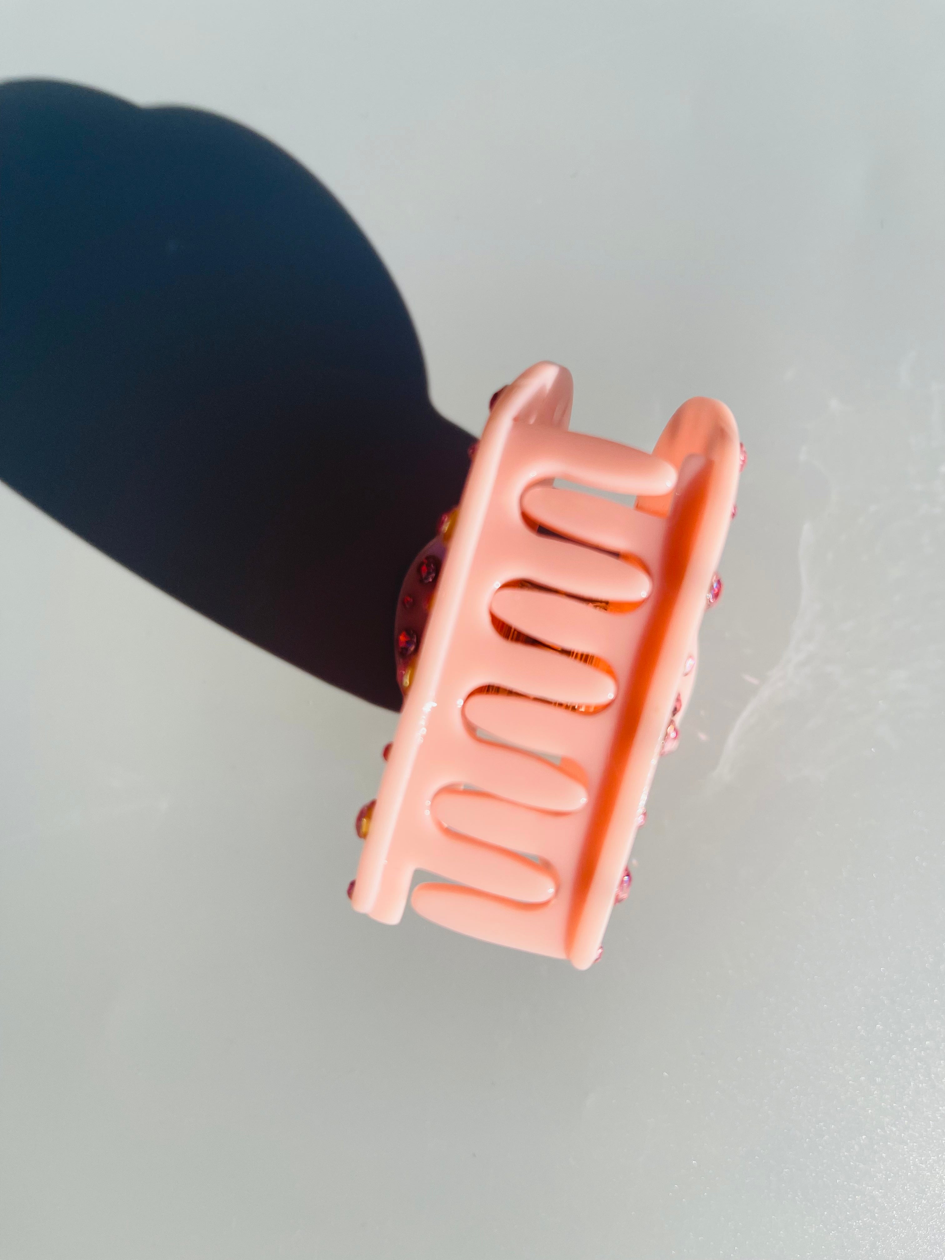 Diamond Heart Claw within Pink