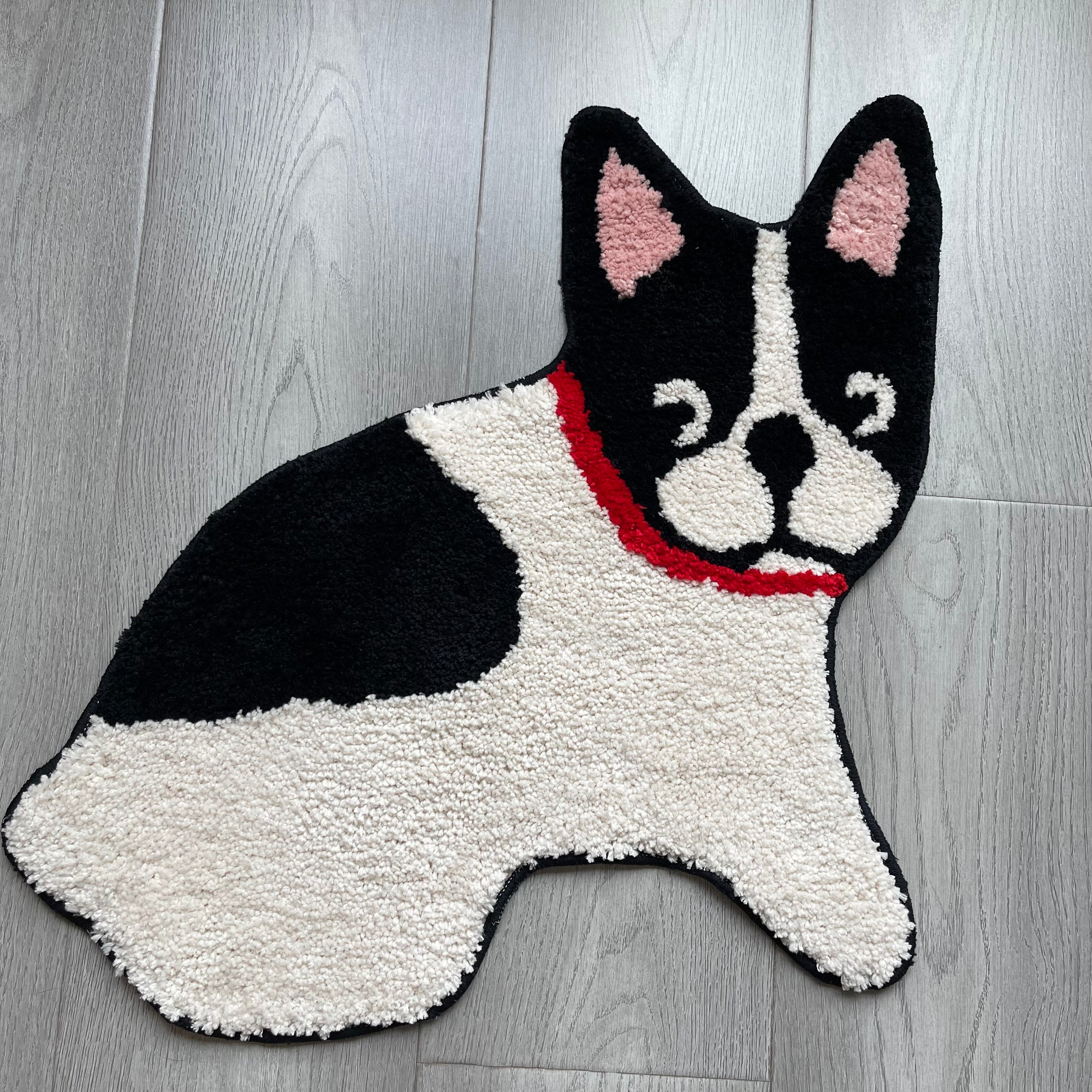 B&W Dog Rug