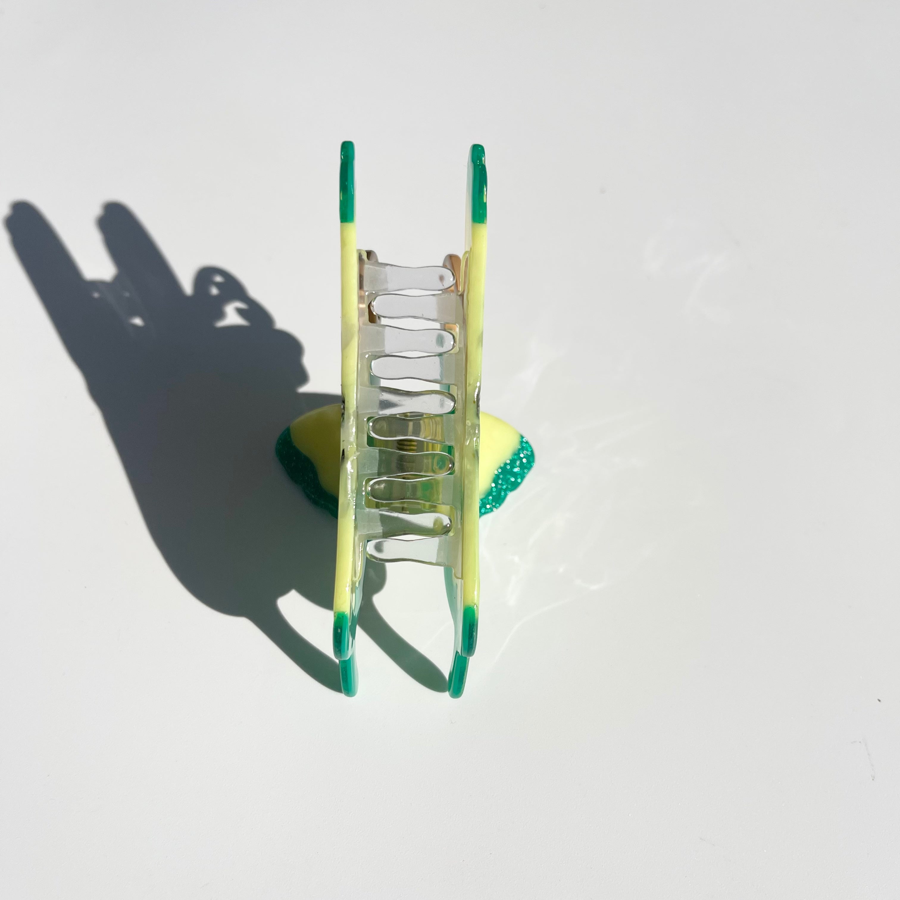 Butterfly Hair Claw within Green