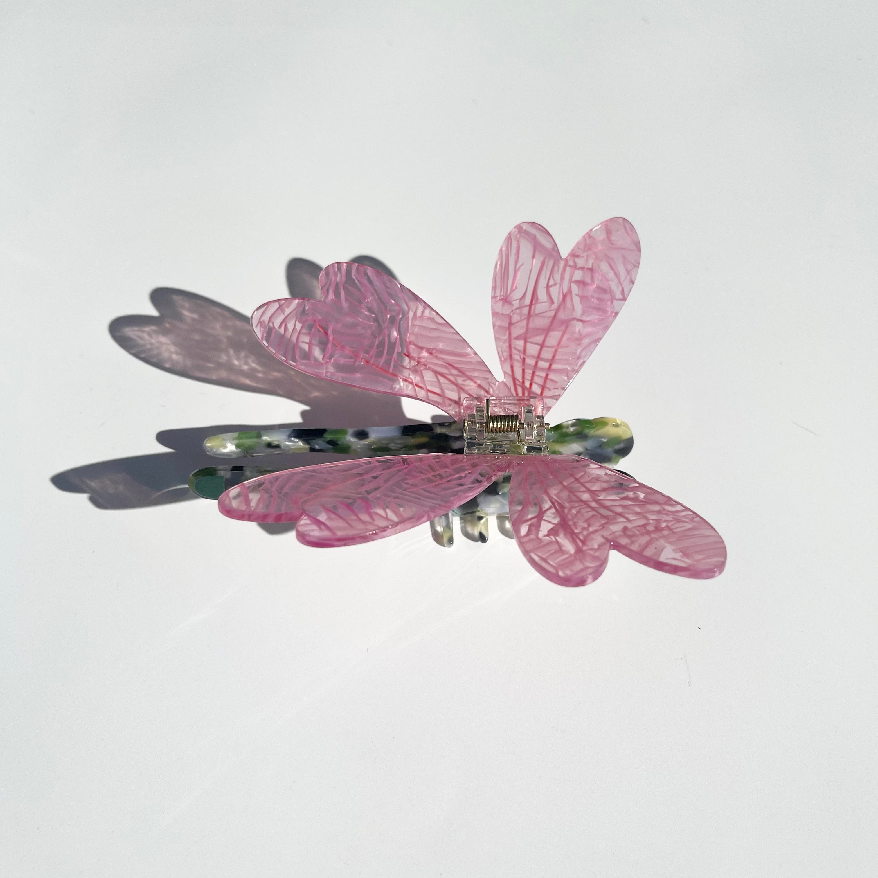 Dragonfly Hair Claw within Green