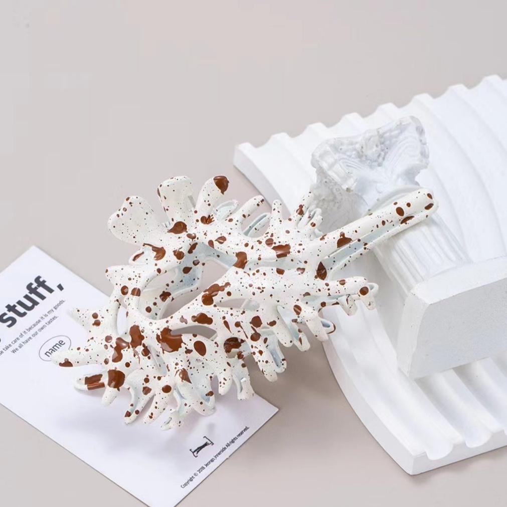 Metal Conch Hair Claw within Brown