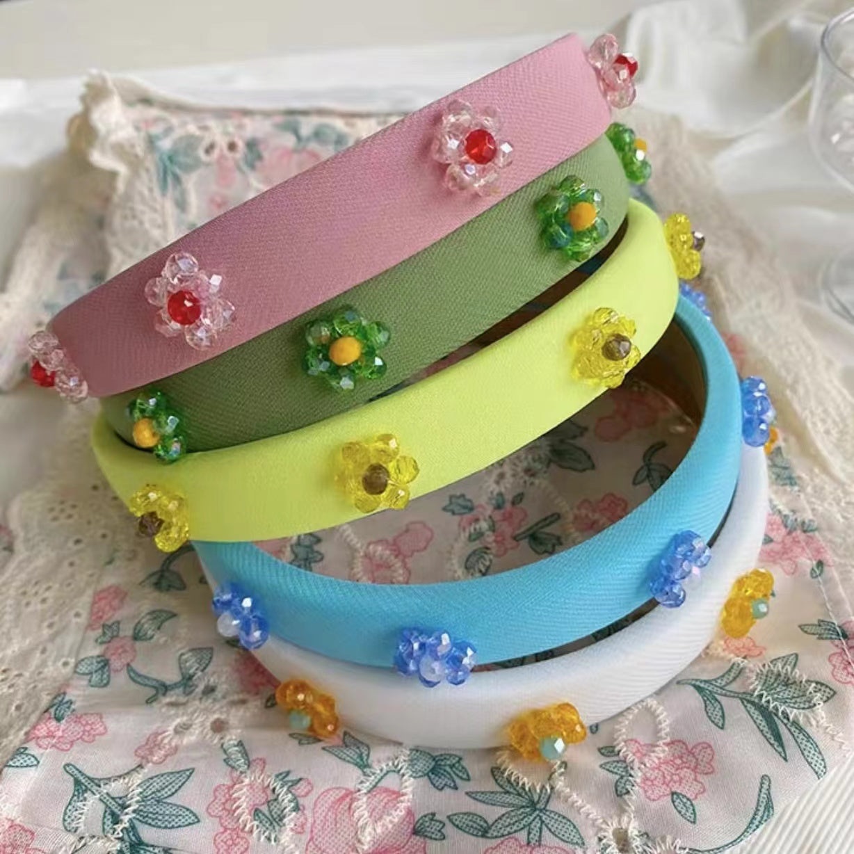 Penny Lane Headband in Green Apple