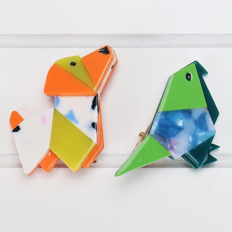 Paper Folding Dog Hair Clip