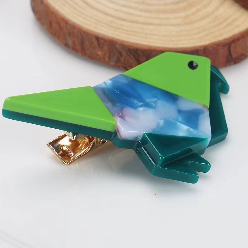 Paper Folding Bird Hair Clip