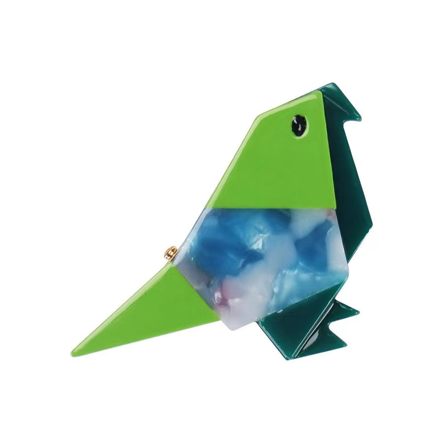 Paper Folding Bird Hair Clip