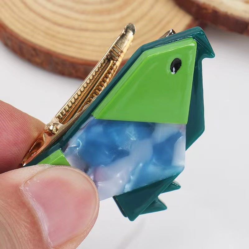 Paper Folding Bird Hair Clip