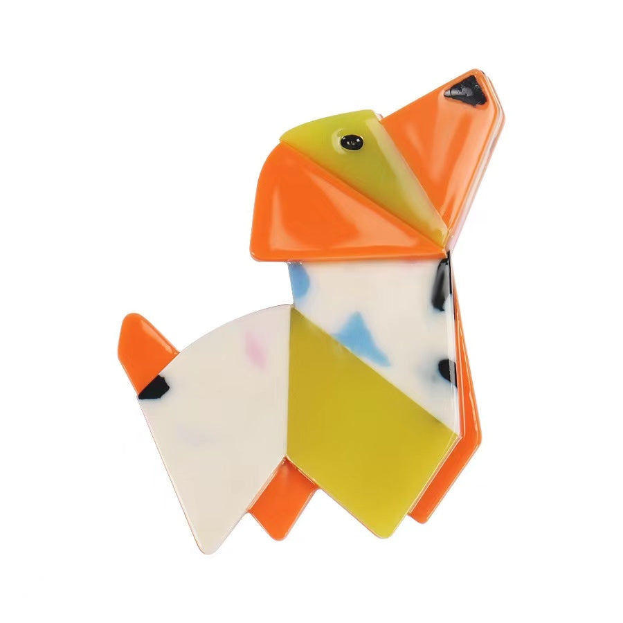 Paper Folding Dog Hair Clip