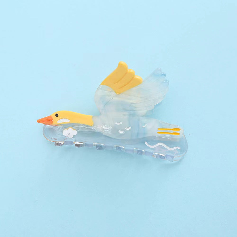 Wild Goose Hair Claw within Grey