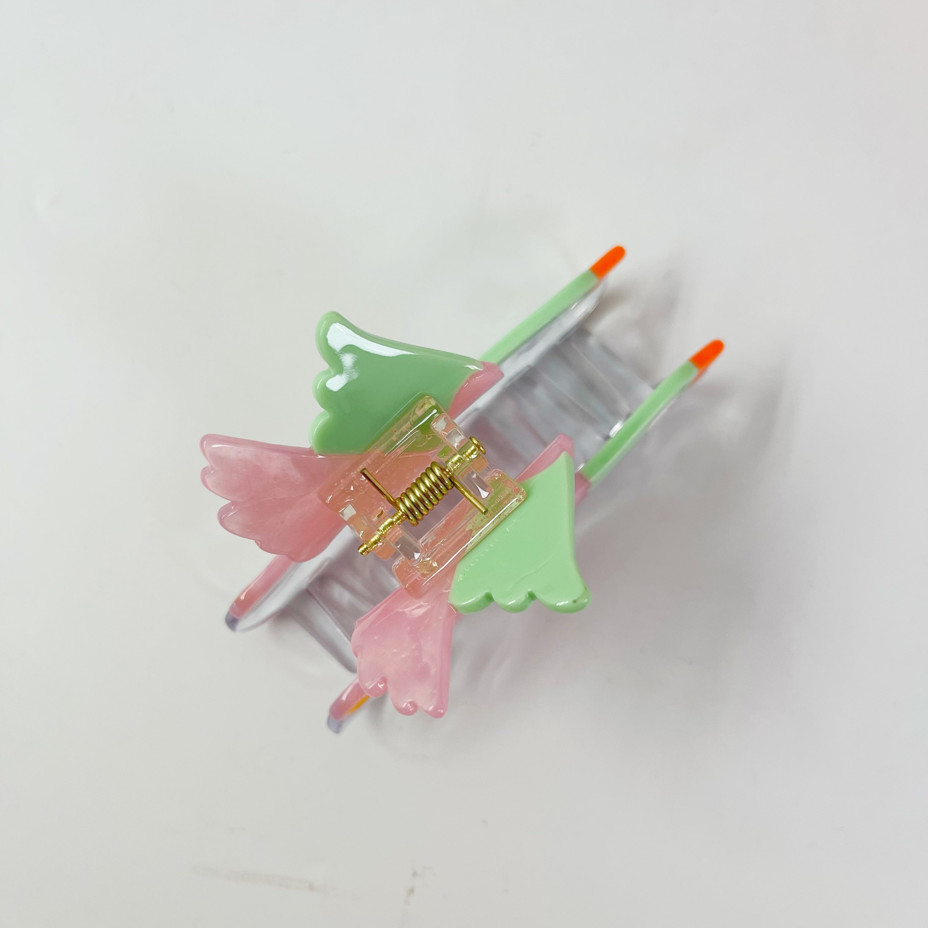 Wild Goose Hair Claw within Pink