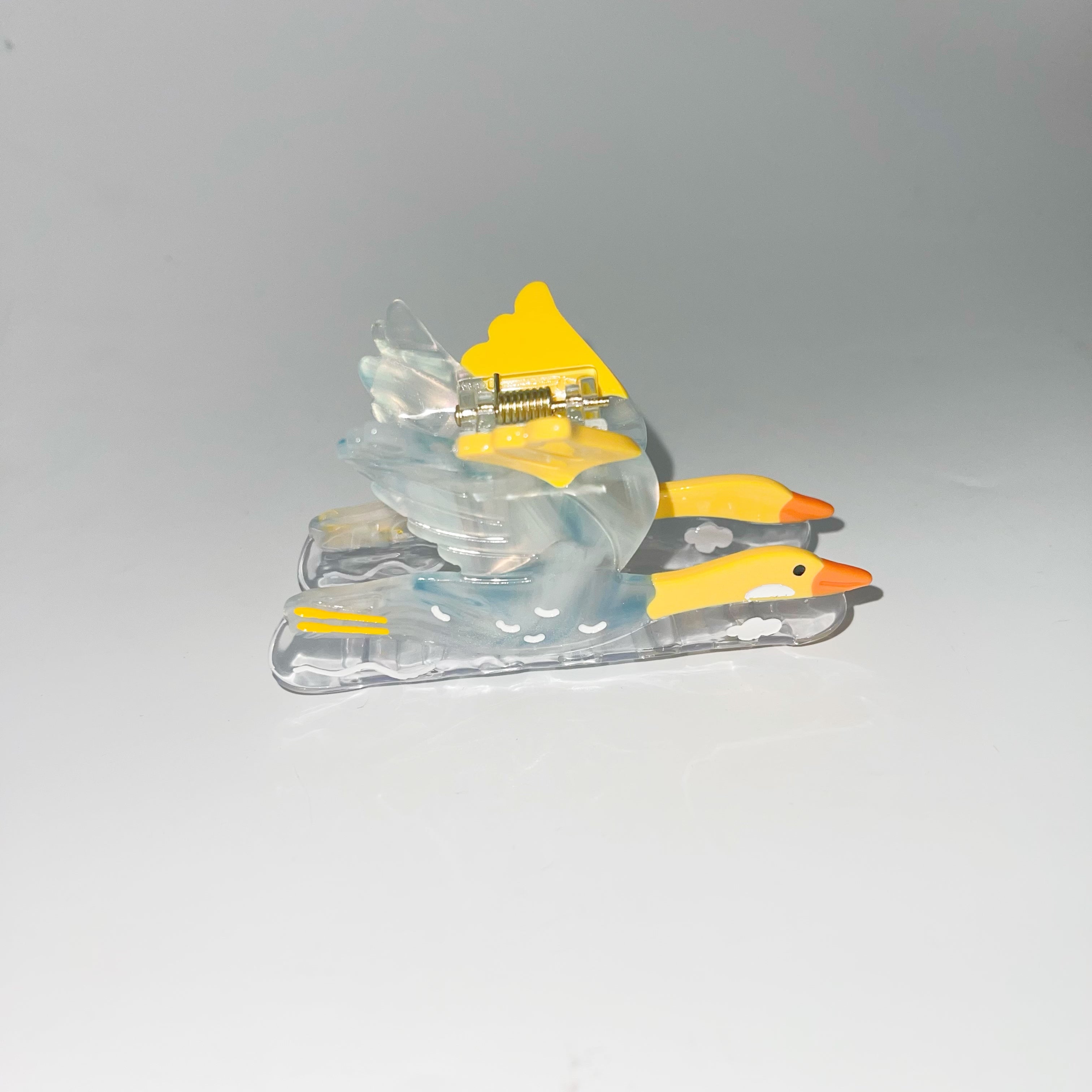 Wild Goose Hair Claw within Grey