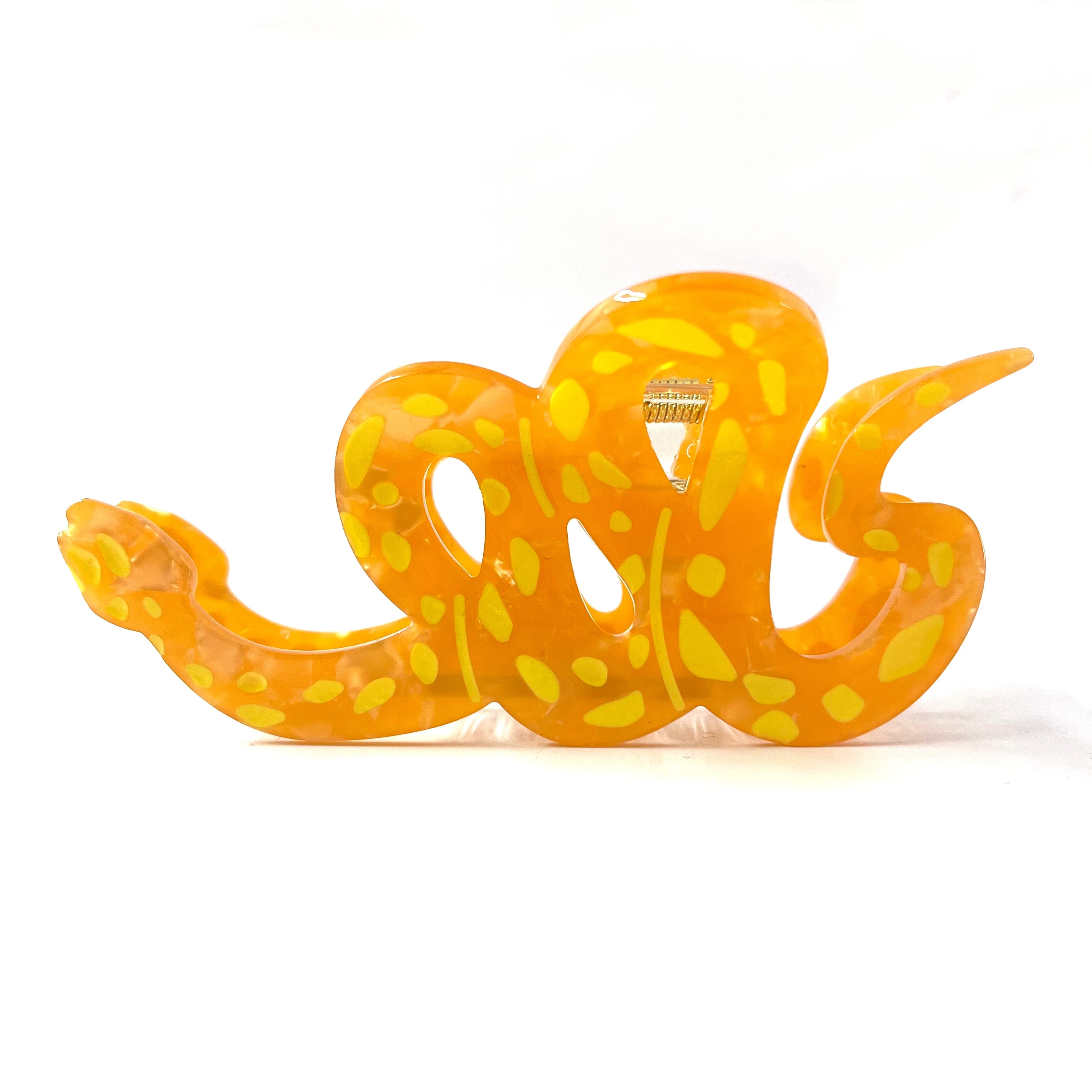 Gold Snake Hair Claw