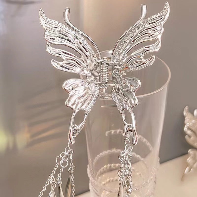Butterfly Hair Claw with  Fringes
