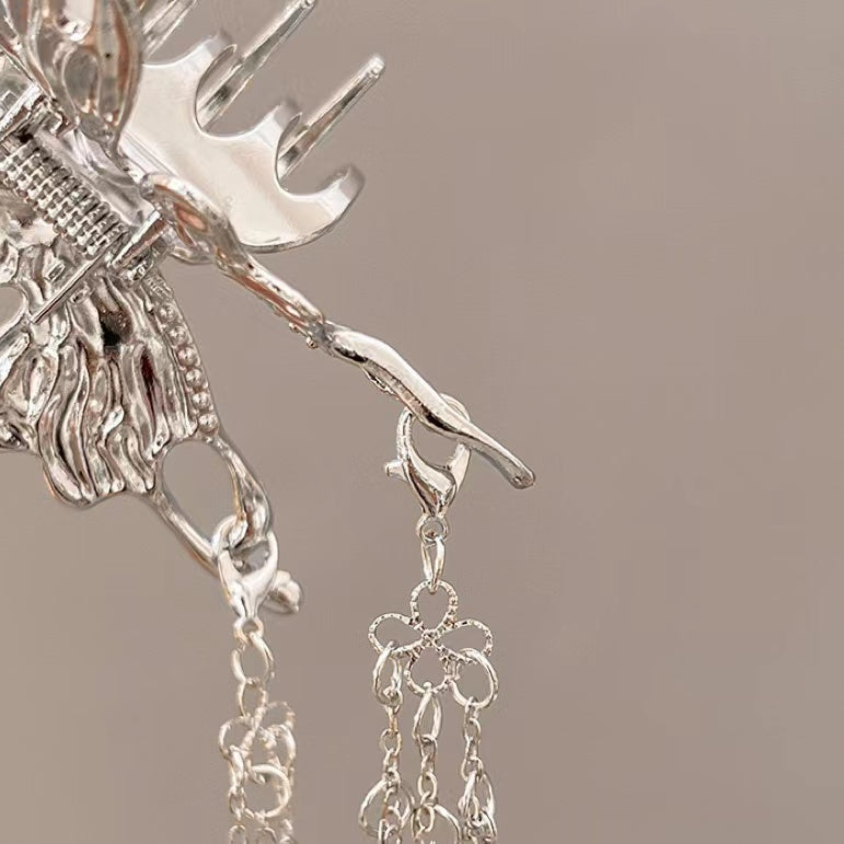 Butterfly Hair Claw with  Fringes