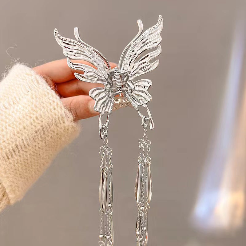 Butterfly Hair Claw with  Fringes