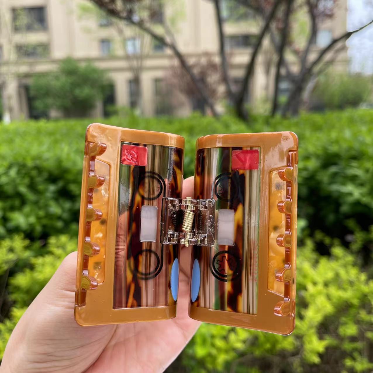 Nostalgic tape hair claw