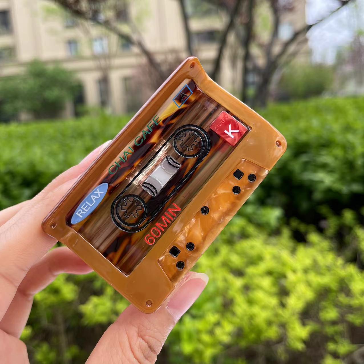 Nostalgic tape hair claw