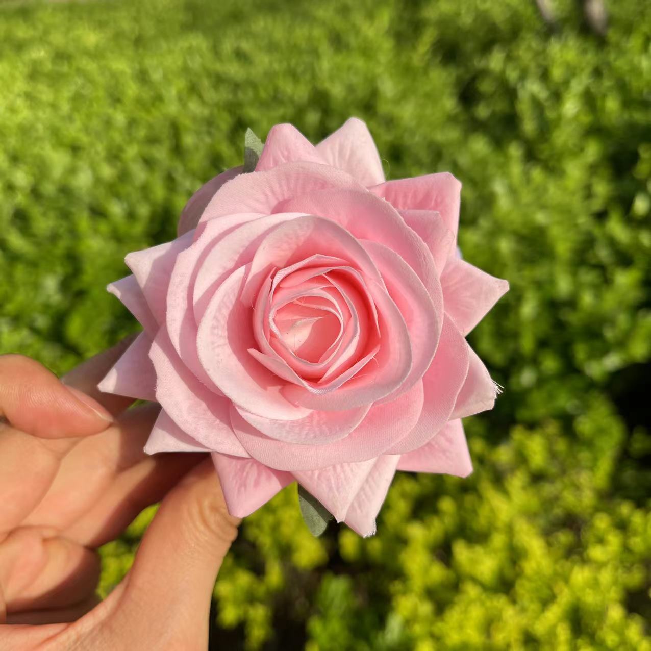 Rose Hair Claw in Pink