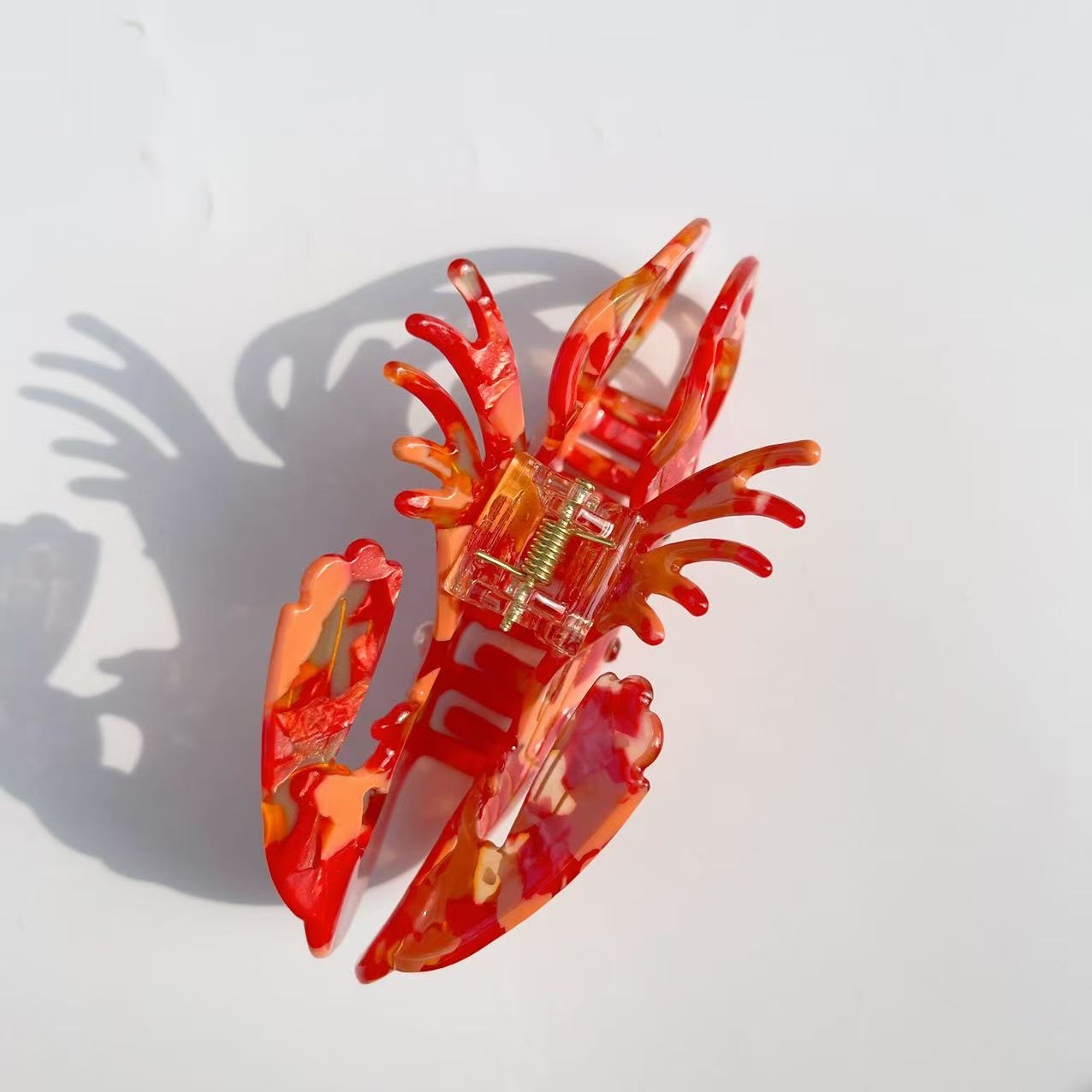 Shrimp Hair Claw within Red