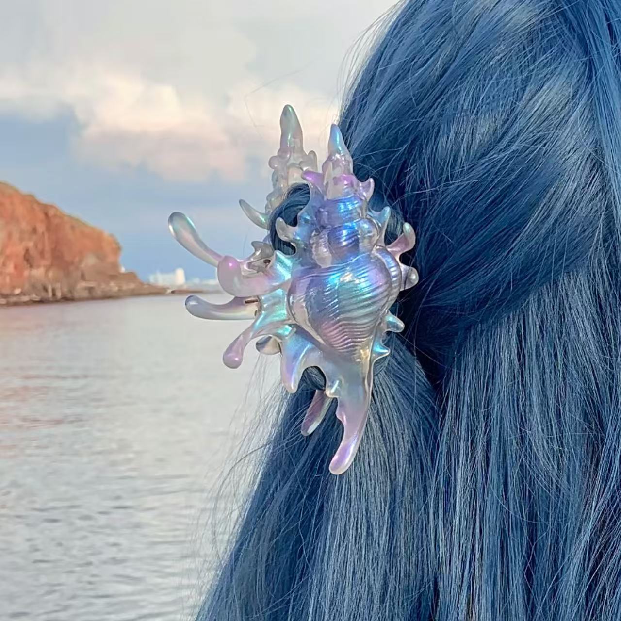 3D Printing Conch Claw in Pearl Shinning